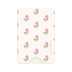Pink Peony Floral MagSafe Wallet
