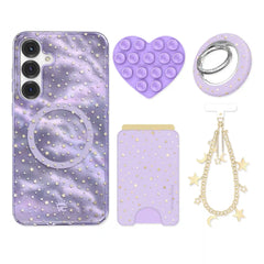 Lilac Celestial Stars Samsung Bundle Set