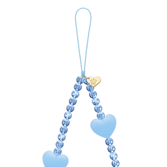 Blue Heart Phone Charm