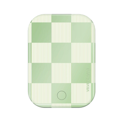 Pistachio Vibe Checkered Portable MagSafe Charger Power Pack