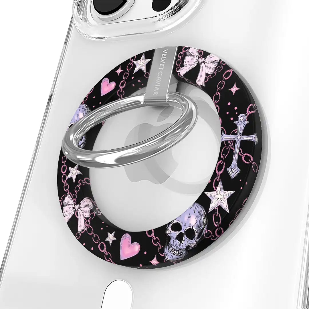 Pretty Punk Skulls MagSafe Grip Ring