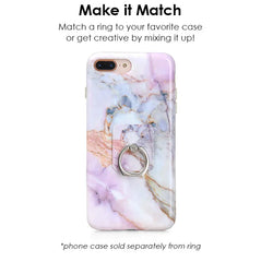 Violet Sky Marble Phone Ring